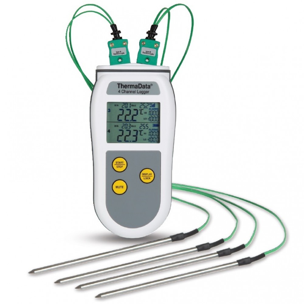 Registratore dati a quattro canali Thermadata ARW 291-401